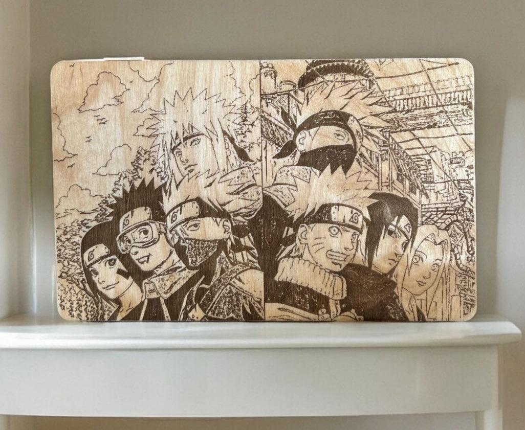 Plaque Personnalisée gravure sur bois - Immortalisez Vos Héros Préférés - Arthena Prestige