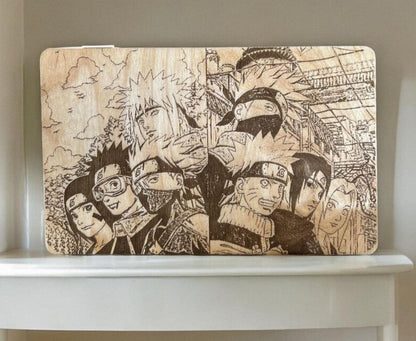 Plaque Personnalisée gravure sur bois - Immortalisez Vos Héros Préférés - Arthena Prestige