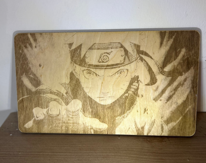 Plaque Personnalisée gravure sur bois - Immortalisez Vos Héros Préférés - Arthena Prestige